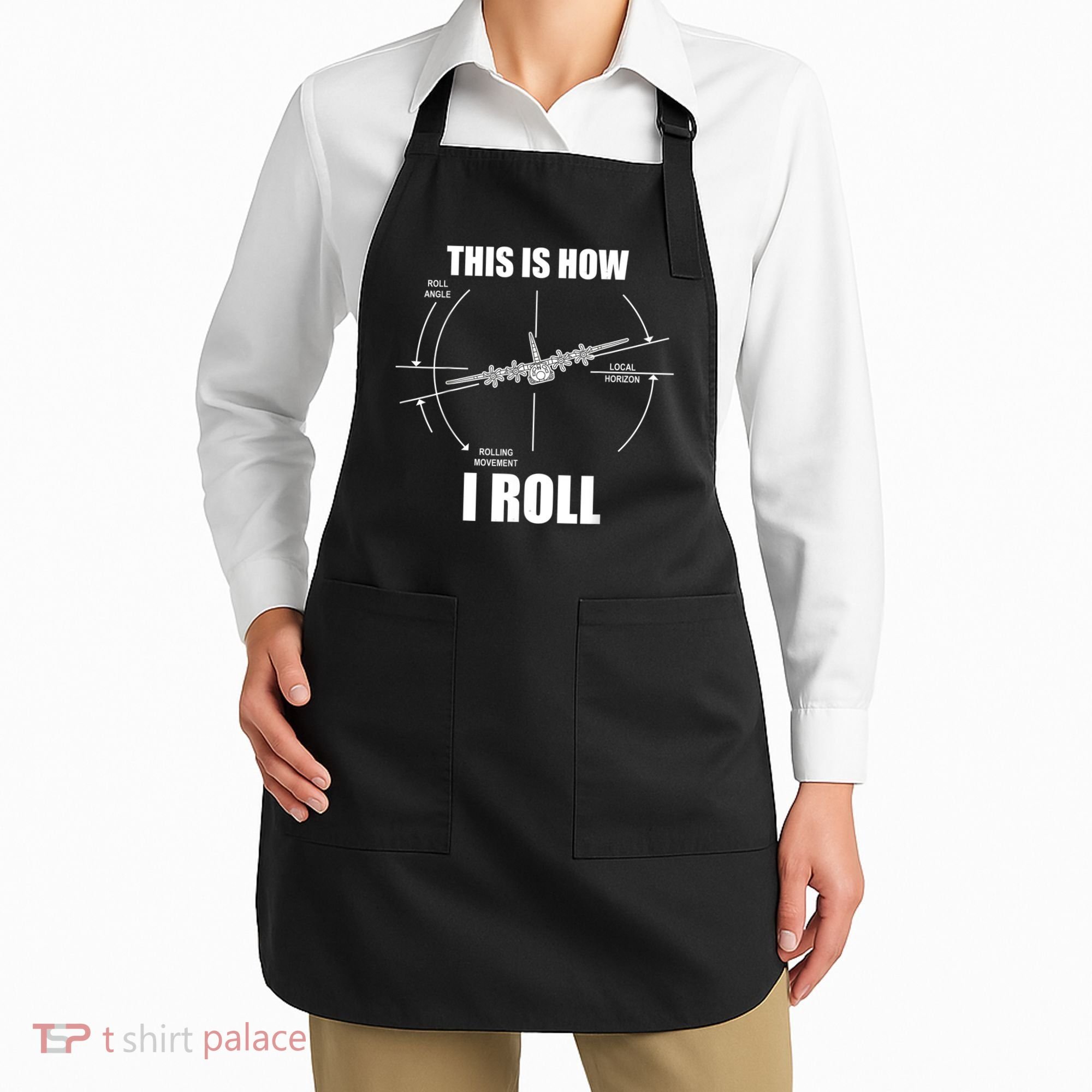This Is How I Roll Fgift15 Eagle Airplane Pilot Flying F15 Gift Apron