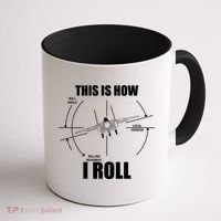 This Is How I Roll Fgift15 Eagle Airplane Pilot Flying F15 Gift Coffee Mug thumb 1