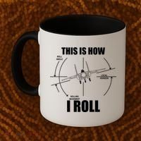 This Is How I Roll Fgift15 Eagle Airplane Pilot Flying F15 Gift Coffee Mug thumb 2