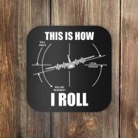 This Is How I Roll Fgift15 Eagle Airplane Pilot Flying F15 Gift Coaster thumb 0