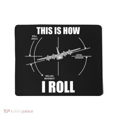 This Is How I Roll Fgift15 Eagle Airplane Pilot Flying F15 Gift Mousepad