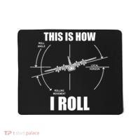 This Is How I Roll Fgift15 Eagle Airplane Pilot Flying F15 Gift Mousepad thumb 0