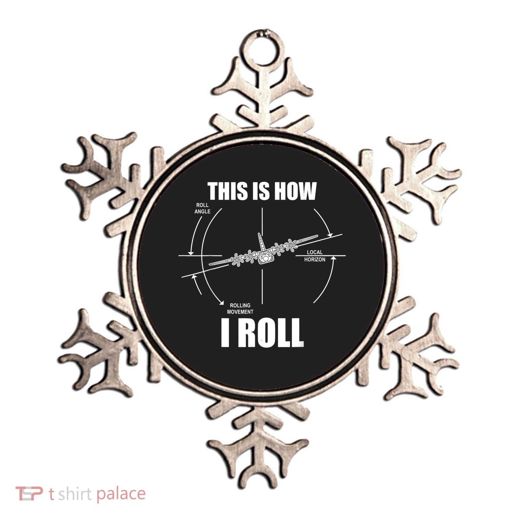 This Is How I Roll Fgift15 Eagle Airplane Pilot Flying F15 Gift Ornament