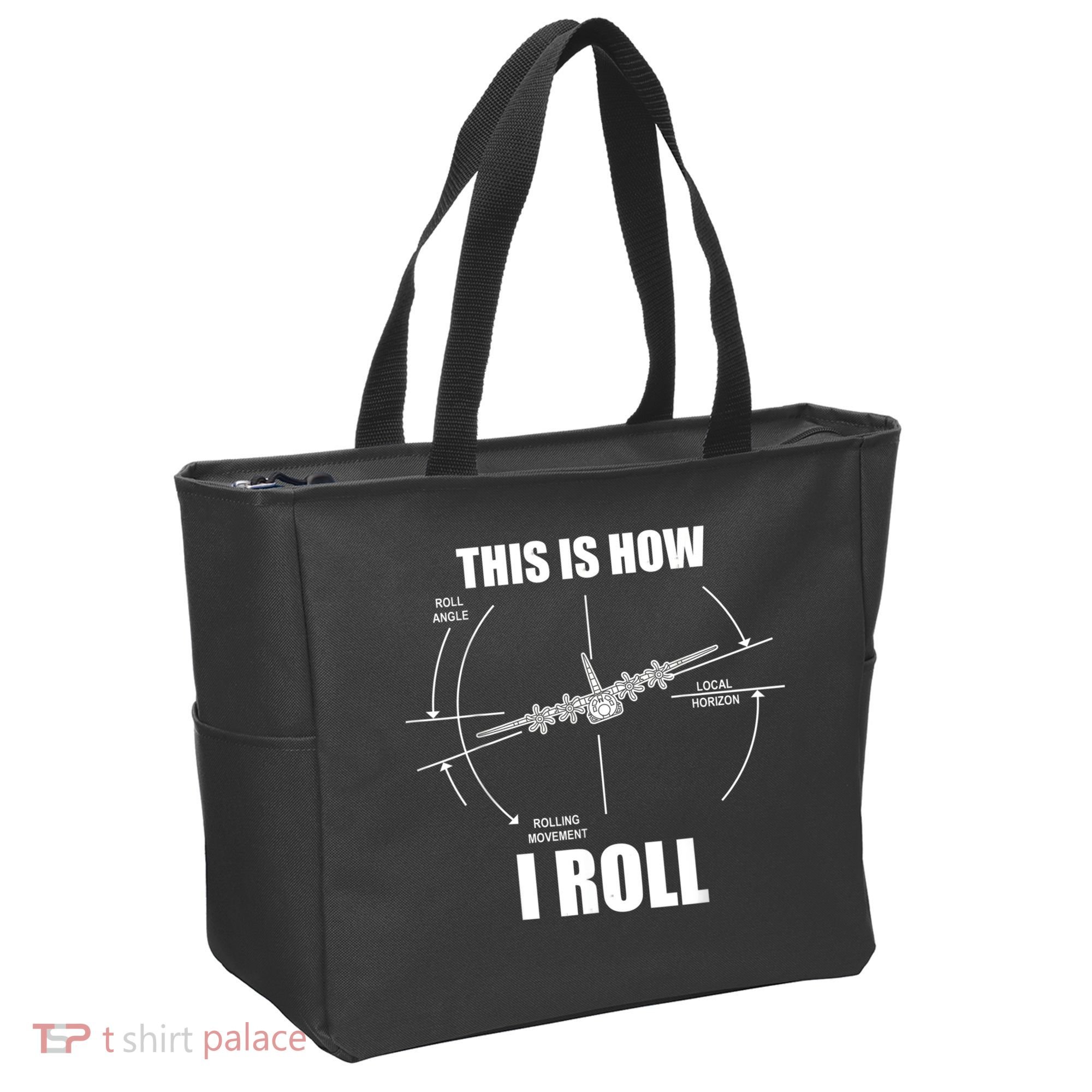 This Is How I Roll Fgift15 Eagle Airplane Pilot Flying F15 Gift Tote Bag