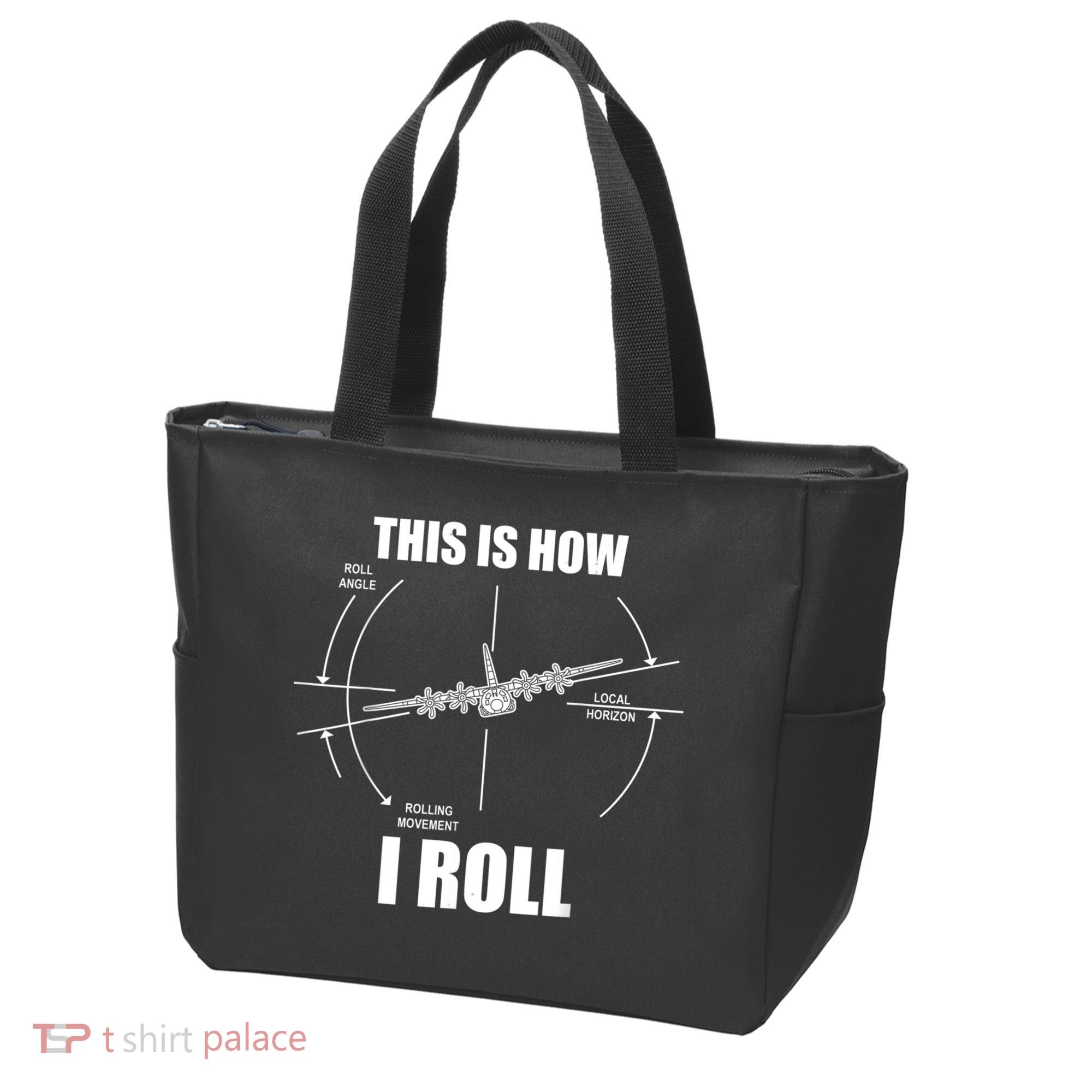 This Is How I Roll Fgift15 Eagle Airplane Pilot Flying F15 Gift Tote Bag