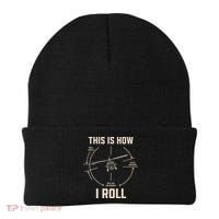 This Is How I Roll Funny Helicopter Beanie thumb 0
