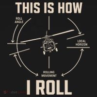 This Is How I Roll Funny Helicopter Pajama Set thumb 2