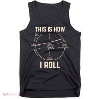 This Is How I Roll Funny Helicopter Tank Top thumb 0