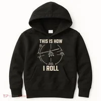 This Is How I Roll Funny Helicopter Kids Hoodie thumb 0