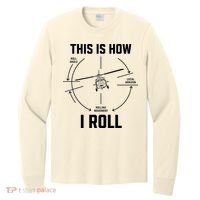 This Is How I Roll Funny Helicopter Long Sleeve Shirt thumb 0