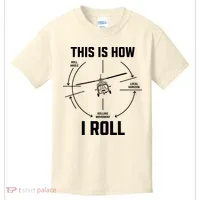 This Is How I Roll Funny Helicopter Kids T-Shirt thumb 0