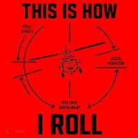 This Is How I Roll Funny Helicopter Santa Hat thumb 1
