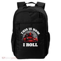 This Is How I Roll Zero Turn Riding Lawn Mower Image Backpack thumb 0