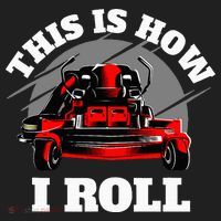 This Is How I Roll Zero Turn Riding Lawn Mower Image Hat thumb 2