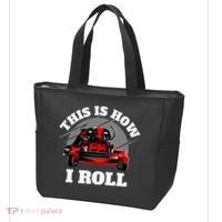 This Is How I Roll Zero Turn Riding Lawn Mower Image Tote Bag thumb 3