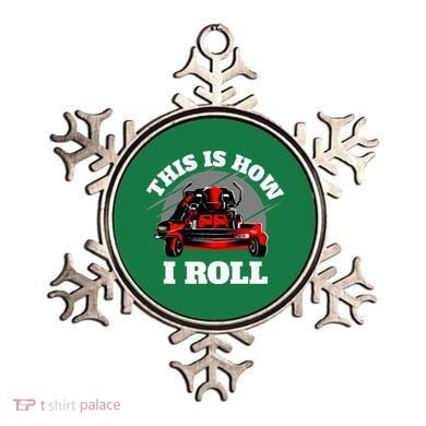 This Is How I Roll Zero Turn Riding Lawn Mower Image Ornament