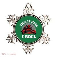 This Is How I Roll Zero Turn Riding Lawn Mower Image Ornament thumb 0