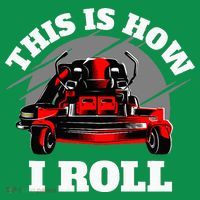 This Is How I Roll Zero Turn Riding Lawn Mower Image Kids Sweatshirt thumb 2