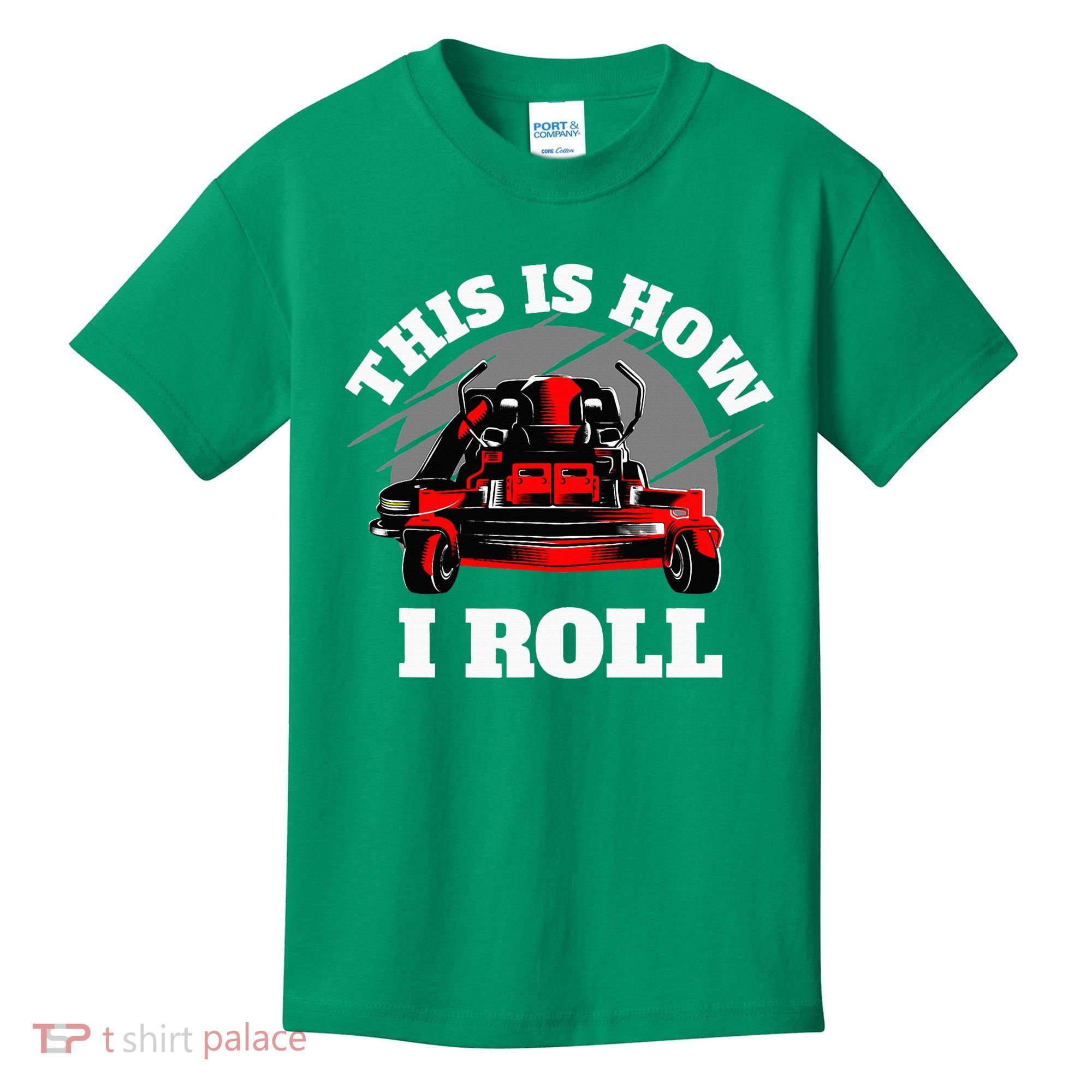 This Is How I Roll Zero Turn Riding Lawn Mower Image Kids T-Shirt