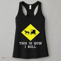 This Is How I Roll Amish Horse & Buggy Lancaster Pa. Women's Tank Top thumb 3