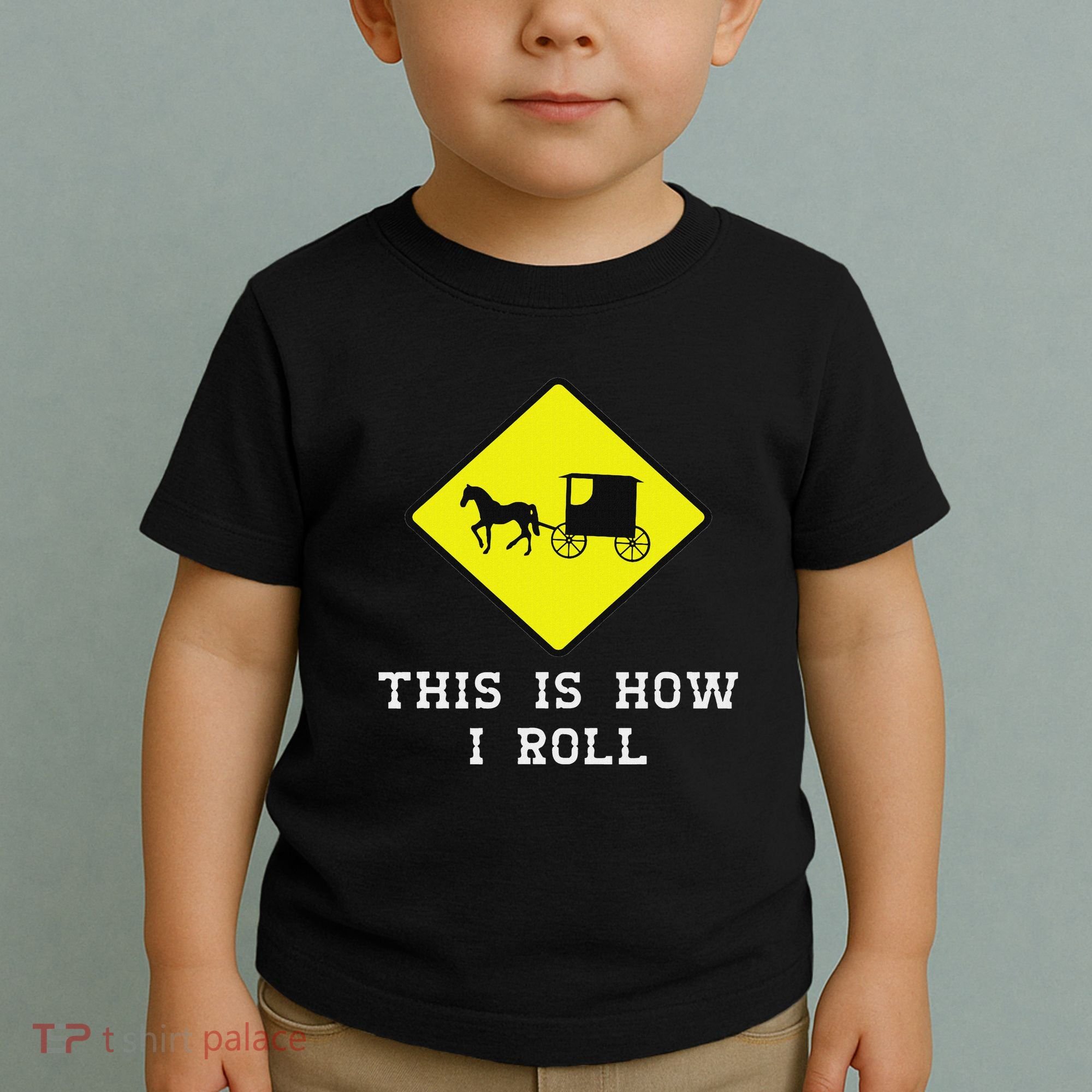 This Is How I Roll Amish Horse & Buggy Lancaster Pa. Toddler T-Shirt