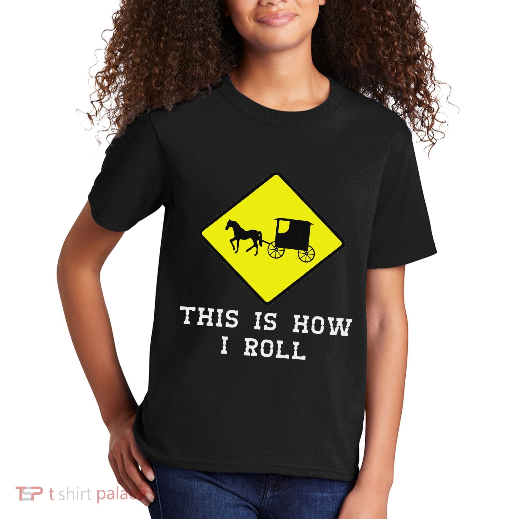 This Is How I Roll Amish Horse & Buggy Lancaster Pa. Kids T-Shirt