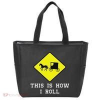 This Is How I Roll Amish Horse & Buggy Lancaster Pa. Tote Bag thumb 0