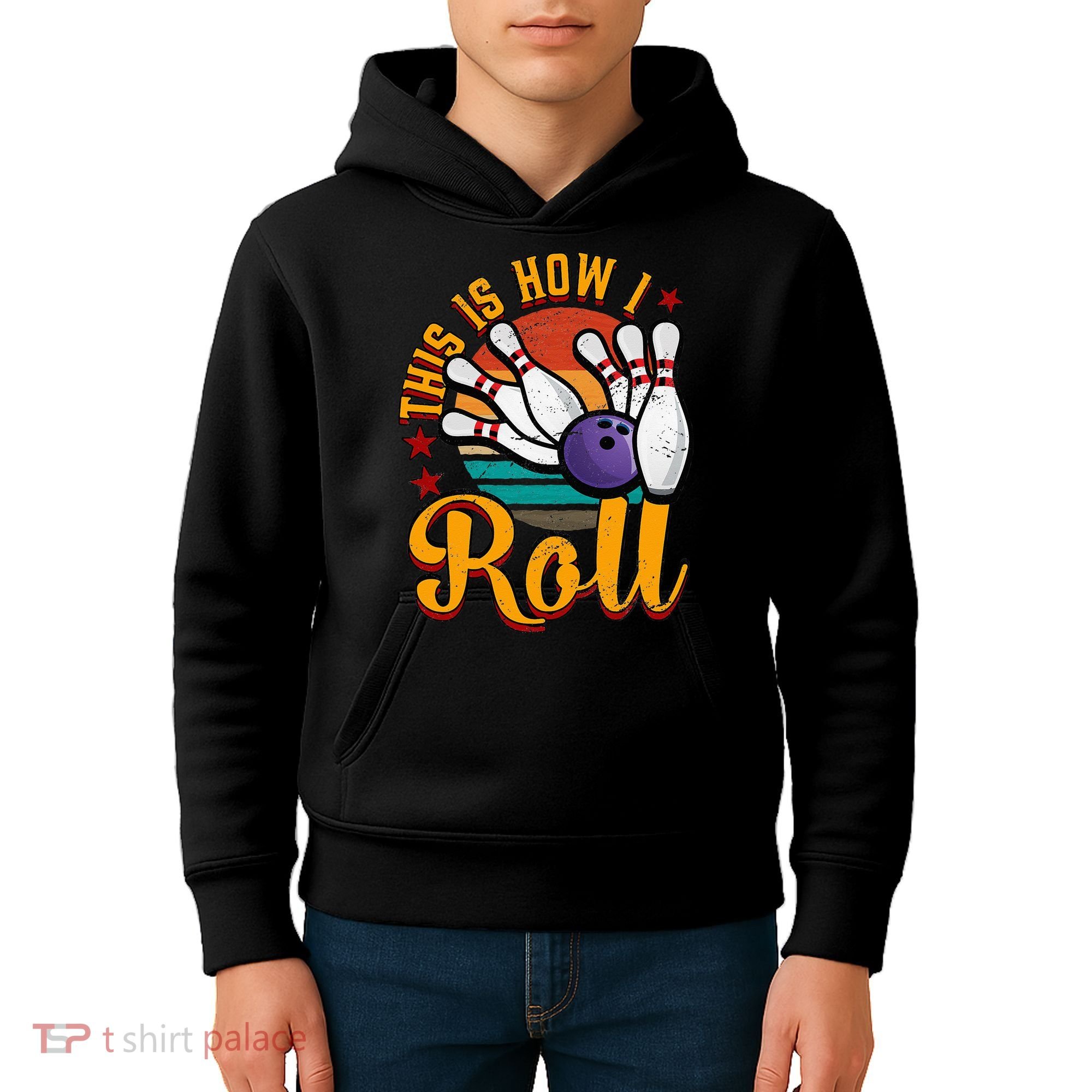 This Is How I Roll Bowling Kids Hoodie