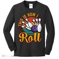 This Is How I Roll Bowling Kids Long Sleeve Shirt thumb 0