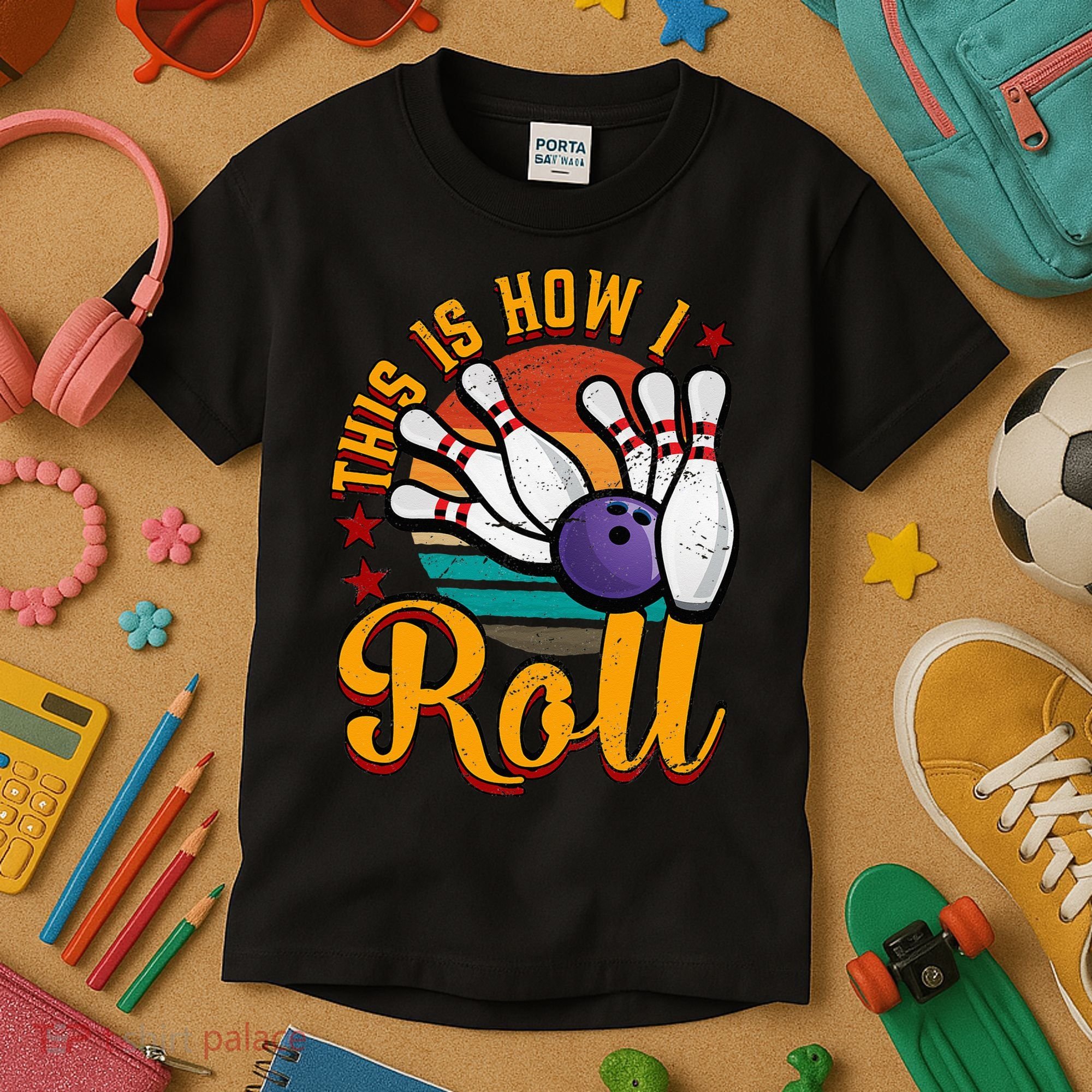 This Is How I Roll Bowling Kids T-Shirt