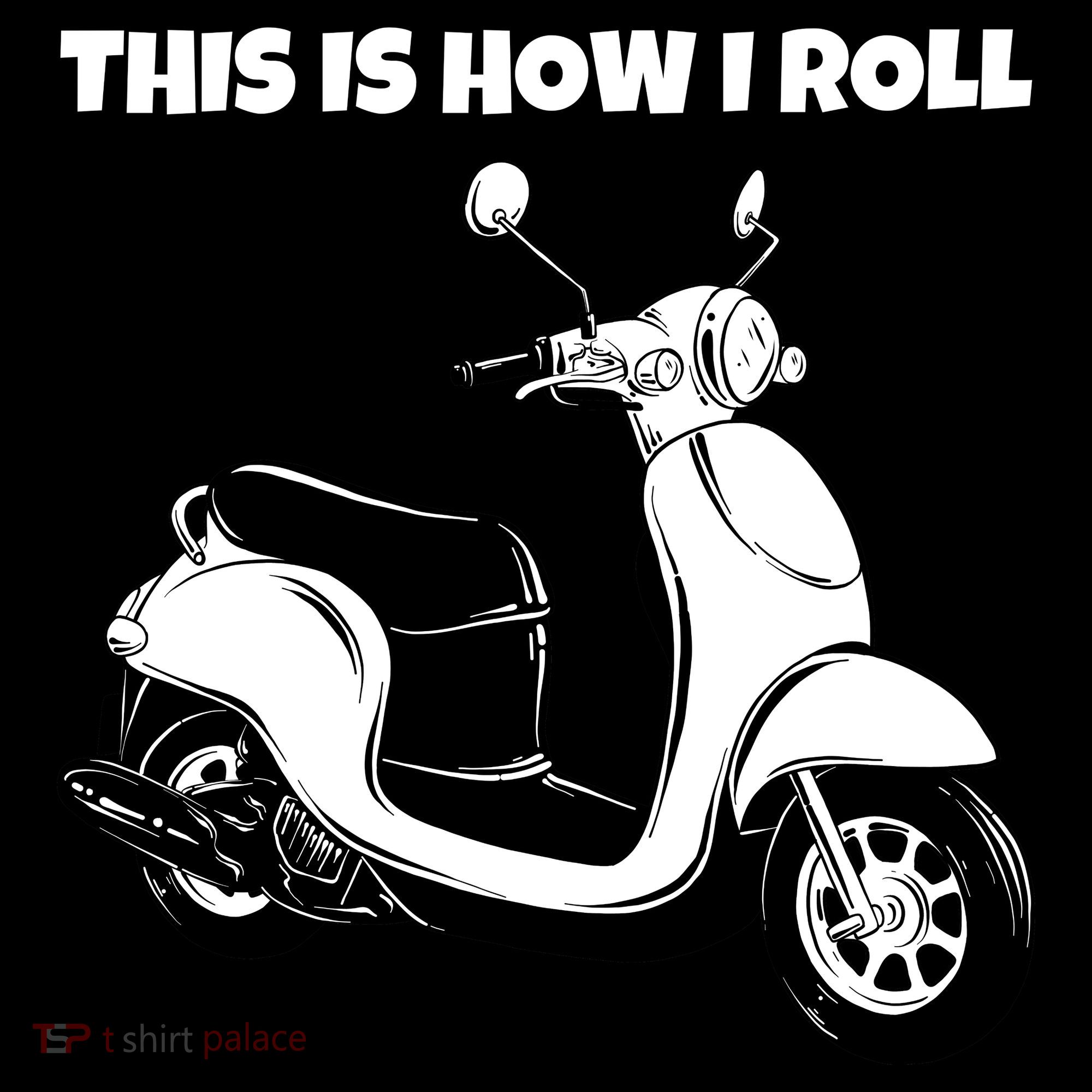 This Is How I Roll Scooter USA-Made Doggie Bandana