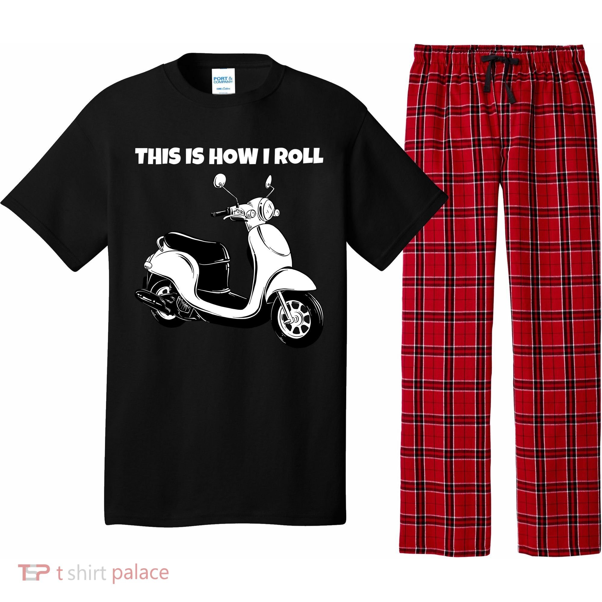 This Is How I Roll Scooter Pajama Set