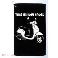This Is How I Roll Scooter Golf Towel thumb 0