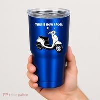 This Is How I Roll Scooter Tumbler thumb 2