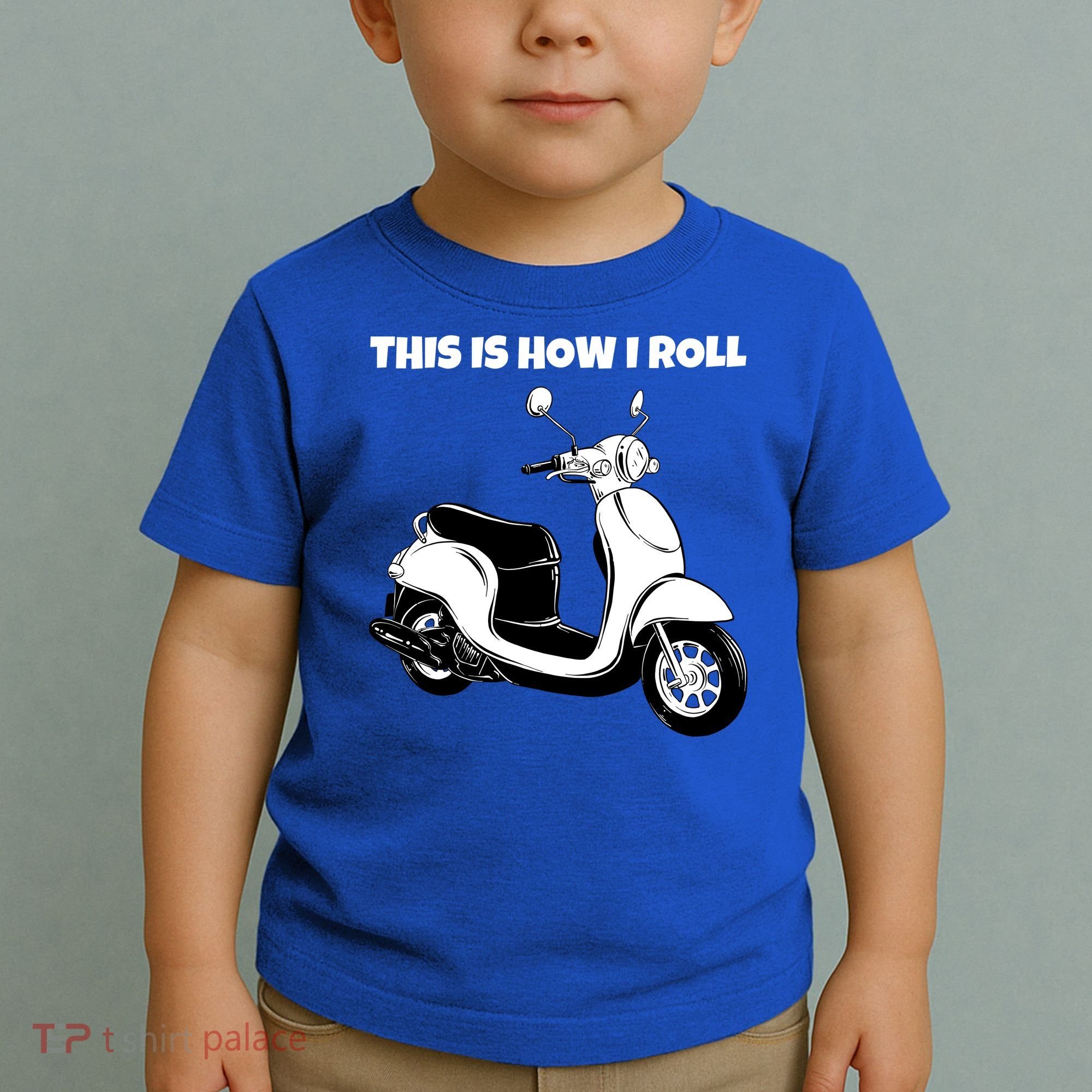 This Is How I Roll Scooter Toddler T-Shirt
