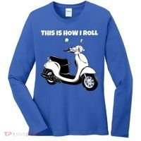 This Is How I Roll Scooter Women's Long Sleeve Shirt thumb 0