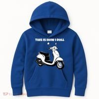 This Is How I Roll Scooter Kids Hoodie thumb 0