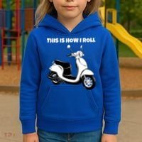 This Is How I Roll Scooter Kids Hoodie thumb 3