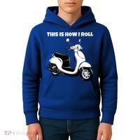 This Is How I Roll Scooter Kids Hoodie thumb 4