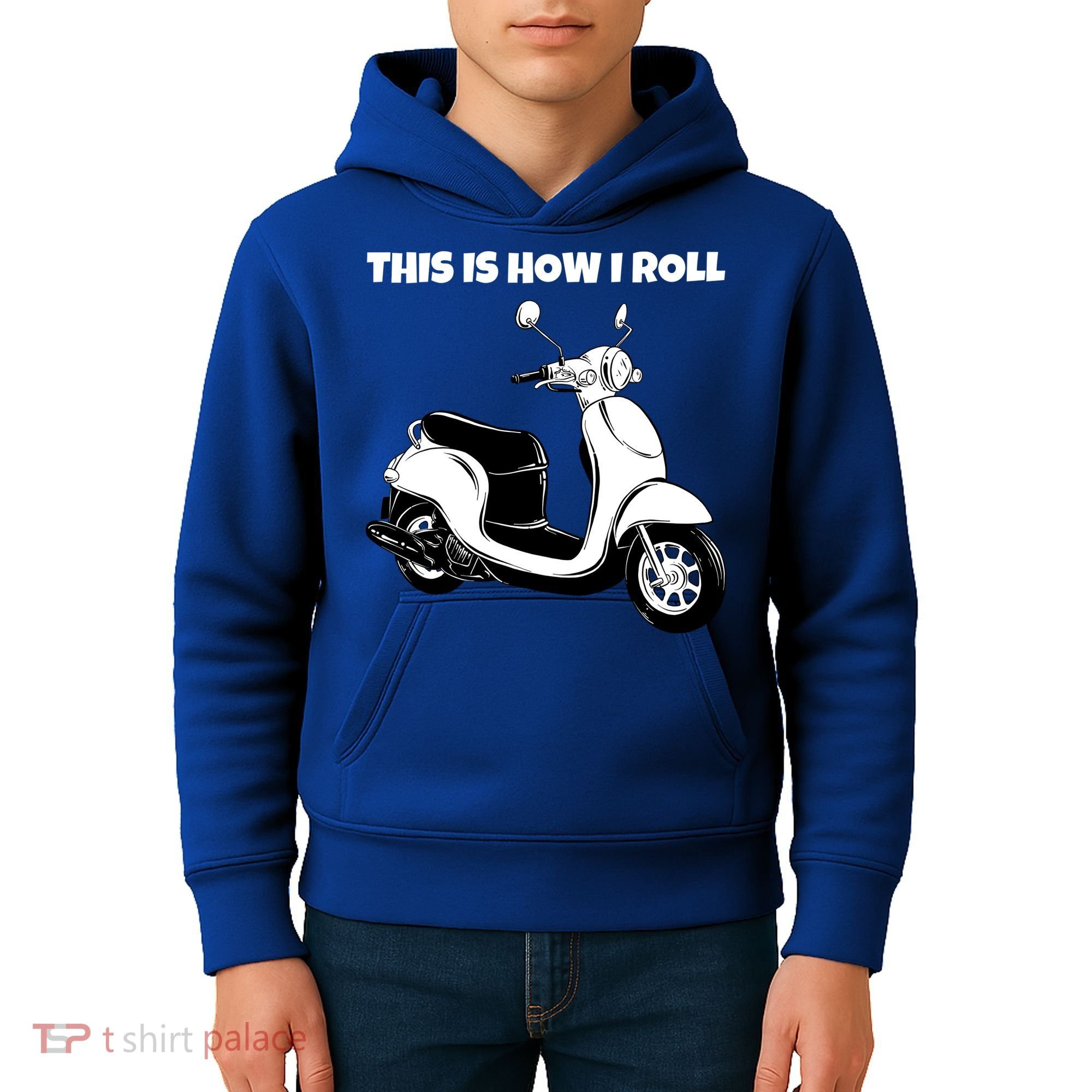 This Is How I Roll Scooter Kids Hoodie