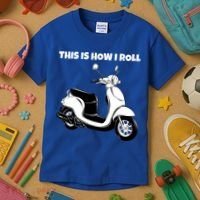 This Is How I Roll Scooter Kids T-Shirt thumb 3