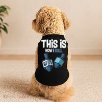 This Is How I Roll Draydel Trendl Hanukkah Doggie Tank thumb 2