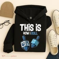 This Is How I Roll Draydel Trendl Hanukkah Hoodie thumb 4