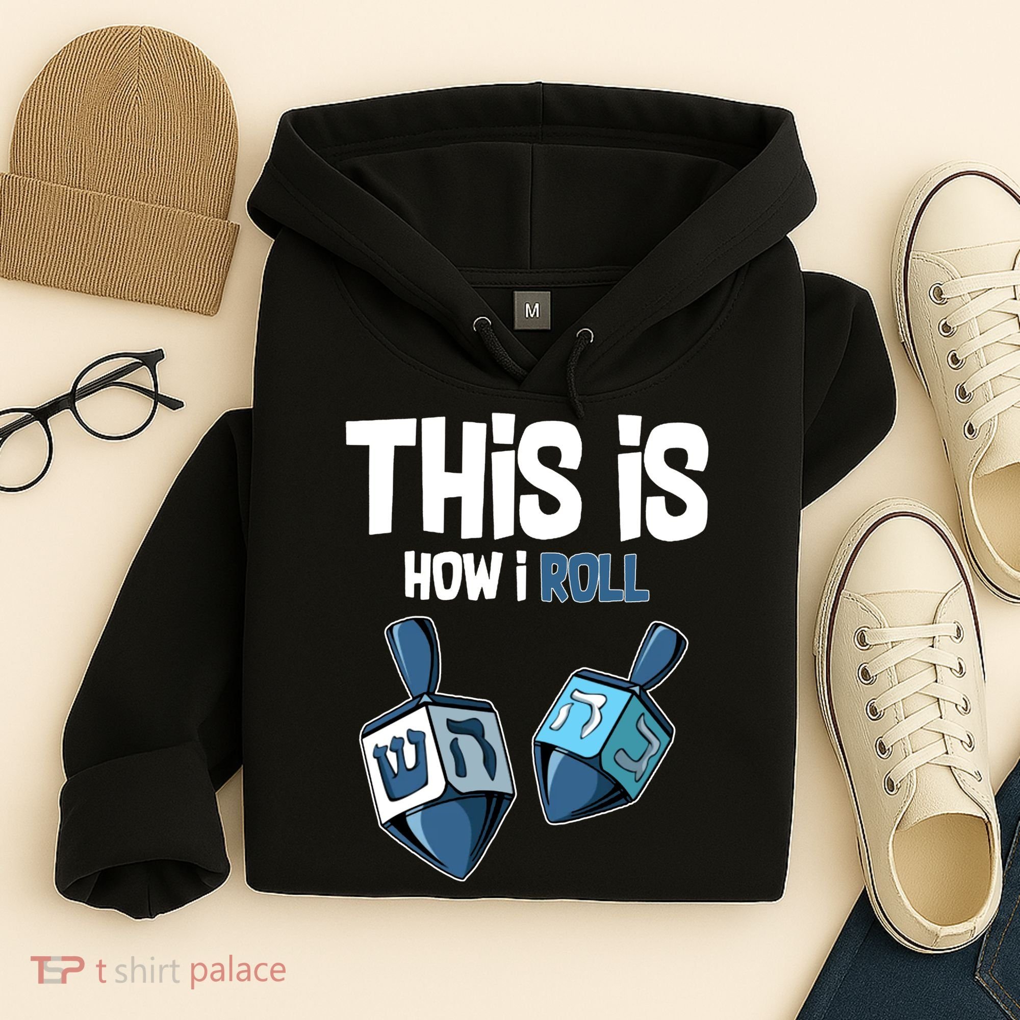 This Is How I Roll Draydel Trendl Hanukkah Hoodie