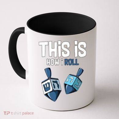 This Is How I Roll Draydel Trendl Hanukkah Coffee Mug