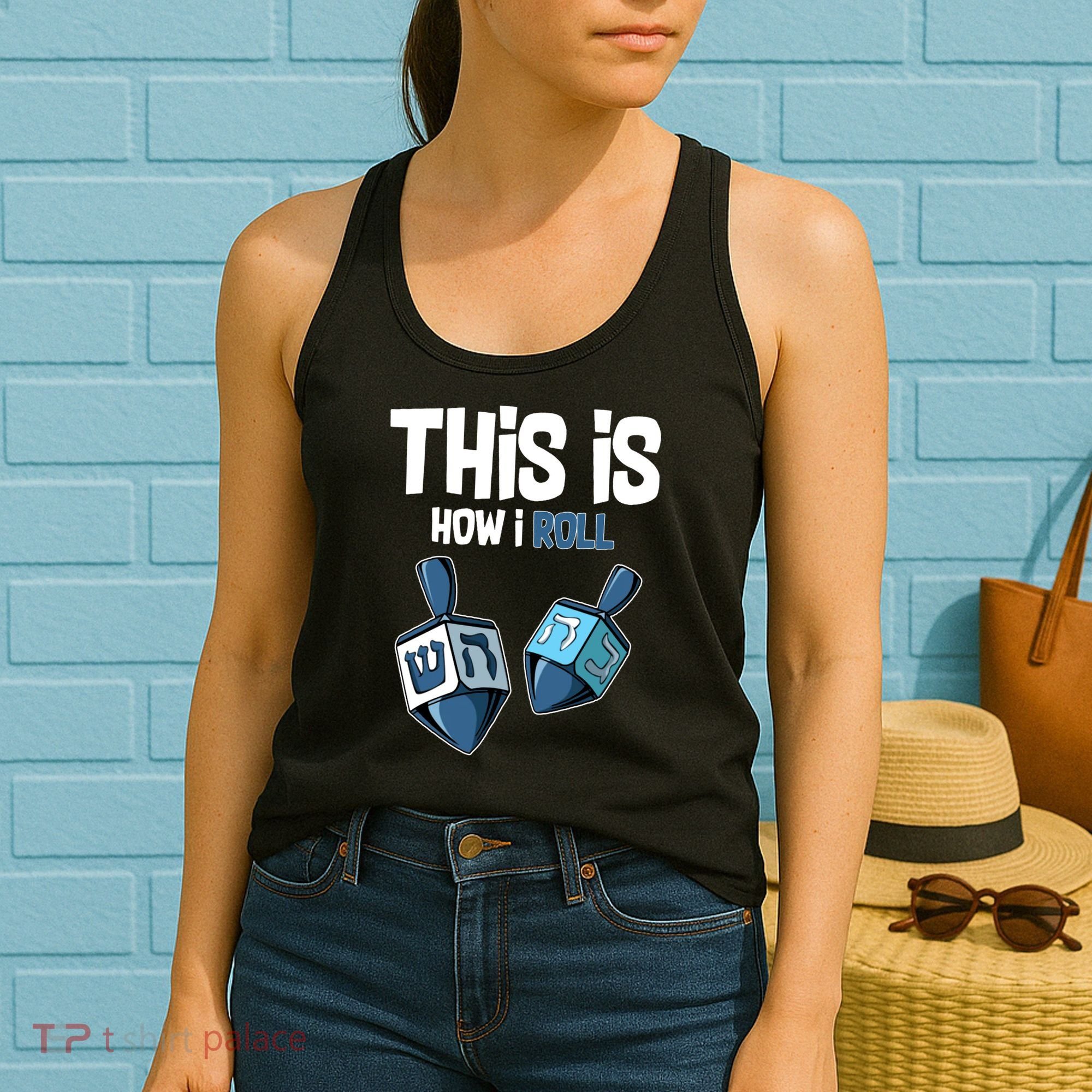 This Is How I Roll Draydel Trendl Hanukkah Women's Tank Top