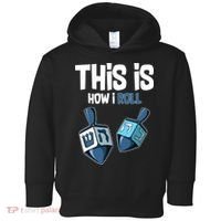 This Is How I Roll Draydel Trendl Hanukkah Toddler Hoodie thumb 0