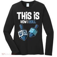 This Is How I Roll Draydel Trendl Hanukkah Women's Long Sleeve Shirt thumb 0