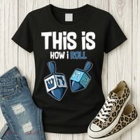 This Is How I Roll Draydel Trendl Hanukkah Women's T-Shirt thumb 3