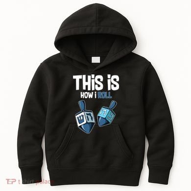 This Is How I Roll Draydel Trendl Hanukkah Kids Hoodie
